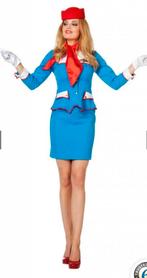 Carnavalskostuum Stewardess Maat 40/42, Maat 38/40 (M), Carnaval, Ophalen of Verzenden, Zo goed als nieuw