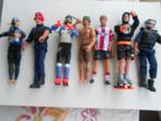 Action man 6 poppen deels met kleding zonder accessoires., Ophalen, Gebruikt