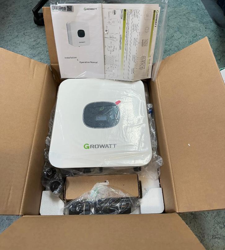 Growatt 3000TL omvormer Nieuw, Doe-het-zelf en Verbouw, Elektra en Kabels, Nieuw, Overige typen, Ophalen