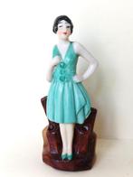 art deco beeldje, hatpin holder, houder v. hoedenspelden, Ophalen of Verzenden