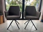 DS4U Sascha stoel - 2 stuks, Huis en Inrichting, Stoelen, Ophalen of Verzenden, Zo goed als nieuw, Grijs, Stof