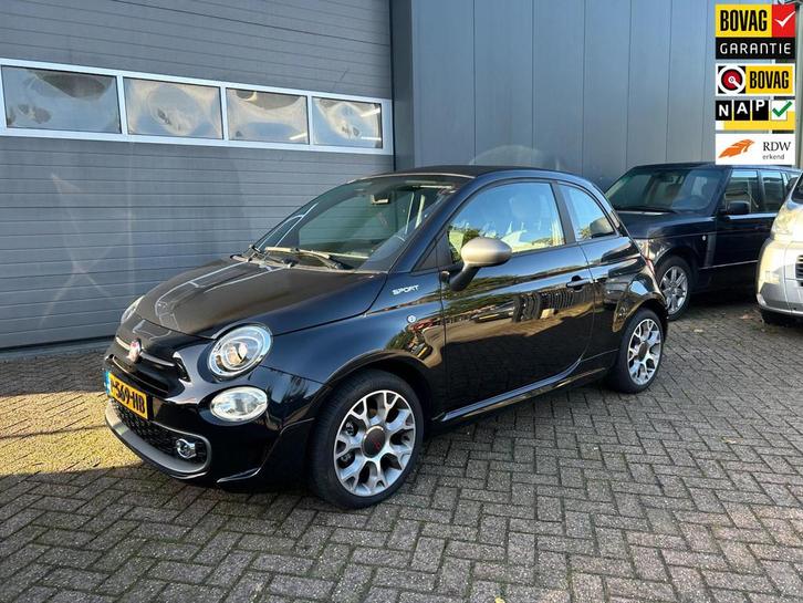 Fiat 500 C 1.0 Hybrid Sport, Auto's, Fiat, Bedrijf, Te koop, 500C, ABS, Airbags, Airconditioning, Boordcomputer, Centrale vergrendeling