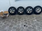 Landrover defender velgen en all terrain banden LT235/85/R16, Overige, Gebruikt, 16 inch, Banden en Velgen
