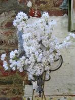 WITTE KUNST BLOEMETJES TAK
