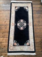Chinees wollen loper / vloerkleed, Huis en Inrichting, Stoffering | Tapijten en Kleden, Gebruikt, Zwart, 150 tot 200 cm, Rechthoekig
