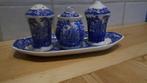peper zout potje + deksel stel met schaaltje Mason's Vista, Antiek en Kunst, Antiek | Servies los, Ophalen of Verzenden