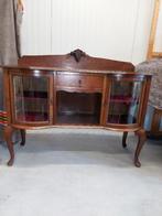 Prachtig oud dressoir - wandmeubel met vitrinekastjes, Antiek en Kunst, Ophalen