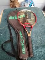 PRINCE FORCE THREE QUEST TITANIUM RACKET MET FOEDRAAL, Sport en Fitness, Tennis, Ophalen of Verzenden, Racket, Prince