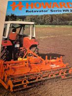 Jaren 80 Howard Rotavator ploeg tractor folder izgst, Ophalen of Verzenden, Zo goed als nieuw, Overige merken