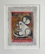 Hans Innemee - Zeefdruk "No More Fear for Cats", Antiek en Kunst, Ophalen of Verzenden