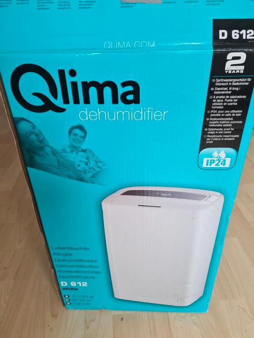 Qlima D 612 Ontvochtiger - Zo Goed Als Nieuw, Witgoed en Apparatuur, Luchtbehandelingsapparatuur, Zo goed als nieuw, Luchtontvochter