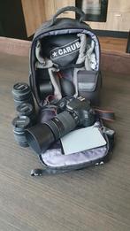 Camera met toebehoren, Ophalen, Zo goed als nieuw, Rugtas, Overige merken