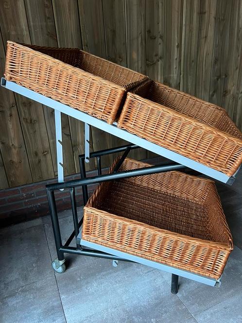 5 Mooie Bakkerij / winkelstellingen met Rieten manden 🧺, Zakelijke goederen, Kantoor en Winkelinrichting | Winkel en Inventaris