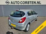 Opel Corsa 1.4-16V 5Drs Navi Ecc Trekhaak Cruise Control Cos, Auto's, Voorwielaandrijving, Zwart, 4 cilinders, Leder en Stof