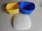 Tupperware Serveerwonder 3 Ltr. Blauw Wit Geel, Huis en Inrichting, Keuken | Tupperware, Ophalen of Verzenden, Geel, Overige typen