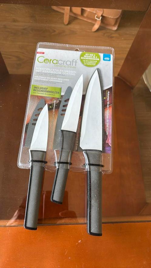 Ceracraft keramische messen, Huis en Inrichting, Keuken | Bestek, Nieuw, Bestekset, Rvs of Chroom, Vaatwasserbestendig, Ophalen of Verzenden