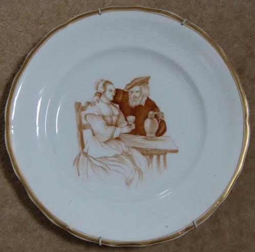 Antiek porseleinen bord van Copeland en Garrett, 1830/1845, Antiek en Kunst, Antiek | Porselein, Verzenden