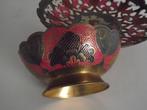 2 vintage Handmade koperen schaal 12 cm 19 cm Israël ook p s, Antiek en Kunst, Antiek | Koper en Brons, Ophalen of Verzenden, Koper