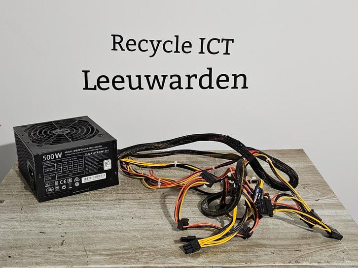 Cooler master 500w max voeding psu power supply mpx-5001-aca, Computers en Software, Interne voedingen, Gebruikt, Ophalen of Verzenden