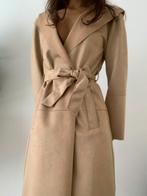 Zara nieuwe camel trenchcoat halflange faux suede tussenjas, Nieuw, Ophalen of Verzenden, Maat 34 (XS) of kleiner, Zara