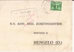 NIJVERDAL 1941 nv NEDERLANDSCHE STOOMBLEEKERIJ, Verzenden, 1940 tot 1960, Gelopen, Overijssel