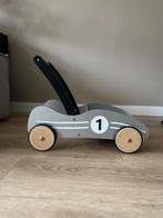 Loopwagen raceauto, Kinderen en Baby's, Speelgoed | Houten speelgoed, Ophalen, Gebruikt, Duw- of Trekspeelgoed