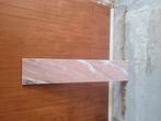 Marmer roze plaat 130x27 cm, Doe-het-zelf en Verbouw, Platen en Panelen, Ophalen, Hout