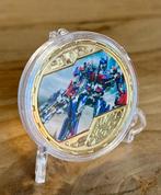 Transformers 24kt goud vergulde verzamelmunt +stand (5, Ophalen of Verzenden, Nieuw, Film, Overige typen