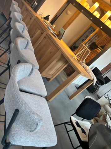 6 By-boo grijs barkrukken beschikbaar voor biedingen