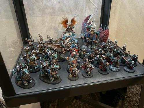 Stormcast Eternals collectie, Hobby en Vrije tijd, Wargaming, Gebruikt, Warhammer, Figuurtje(s), Geverfd, Met verf, Ophalen