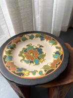 Gouda Plateel Bord - Aster Modica - Beschadigd, Gebruikt, Porselein of Keramiek, Schaal, Rond