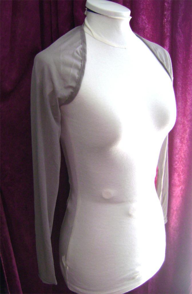 mesh bolero gothic punk rock desert-punk rave festival party, Kleding | Dames, Tops, Nieuw, Maat 36 (S), Grijs, Lange mouw, Verzenden