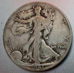 Verenigde Staten, Half Dollar 1941 D - zilver, Ophalen of Verzenden, Noord-Amerika, Losse munt, Zilver