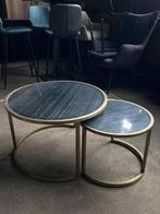 Bijzet tafel (beschadigd) outlet korting, Huis en Inrichting, Tafels | Bijzettafels, Minder dan 55 cm, Gebruikt, Rond, Glas