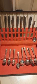 Antiek verzilverd bestek 8 delig usa, Ophalen of Verzenden