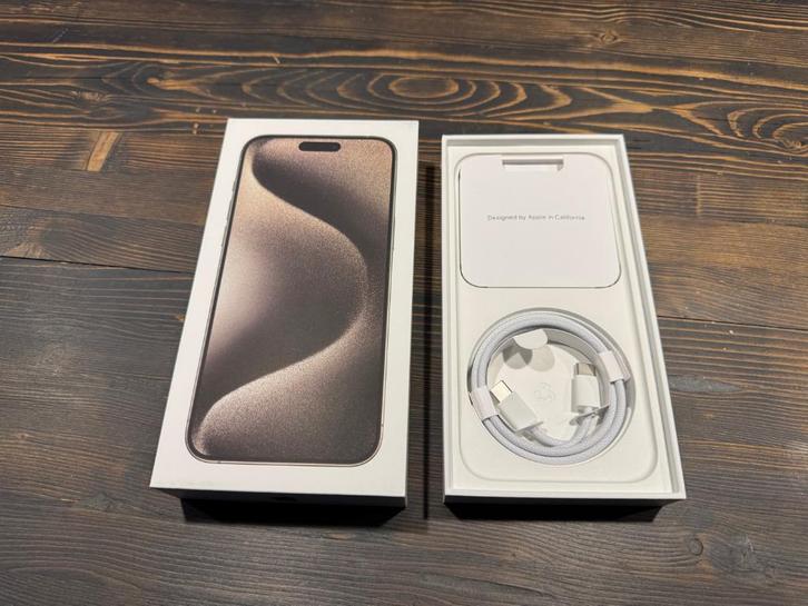 Apple iPhone 15 Pro Max Naturel Titanium – 256 GB, Telecommunicatie, Mobiele telefoons | Apple iPhone, Zo goed als nieuw, 256 GB