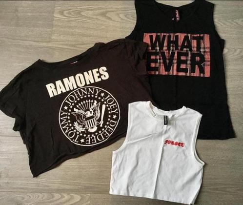 Set van 3 leuke tops (foto 1) , maatje S 36, Kleding | Dames, Tops, Gedragen, Maat 36 (S), Ophalen