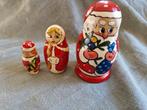 Matroesjka Poppen - Kerstthema - 3 stuks, Ophalen of Verzenden, Gebruikt
