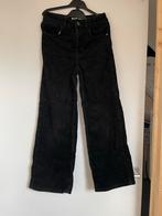 Meisjes ribbroek zwart wideleg maat 140, Broek, Gebruikt, WE, Jongen of Meisje