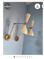 Diabolo Lamp - Stillnovo Stijl, Huis en Inrichting, Lampen | Wandlampen, Ophalen of Verzenden, Gebruikt, Metaal