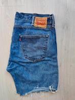 Levi's 501 Korte Spijkerbroek W38, Blauw, Overige maten, Ophalen of Verzenden, Customercare@levi.com