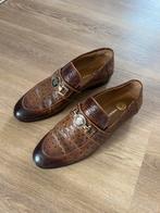 Versace loafers leather, Loafers, Bruin, Ophalen of Verzenden, Zo goed als nieuw