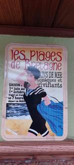 blikken retro koekendoos Plages de Bretagne, Verzamelen, Blikken, Ophalen of Verzenden, Zo goed als nieuw, Koek(jes), Overige merken
