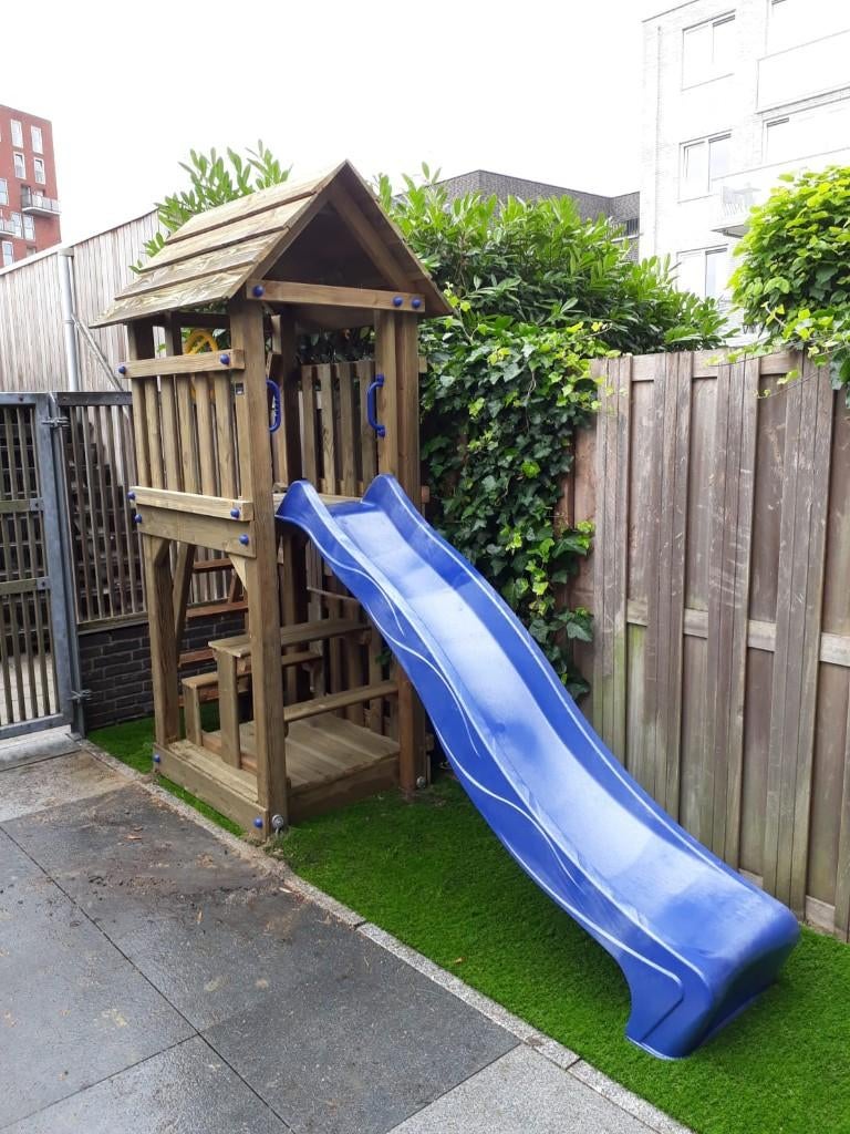 compacte KLEINE TOREN speeltoren speelhuis klimtoren, Ophalen, Nieuw, Schommel, Aanbouwonderdeel