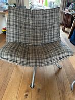 Design Prime time fauteul van Tom Snepp met voetenbankje, Huis en Inrichting, Fauteuils, Ophalen, Hout, Gebruikt, 75 tot 100 cm