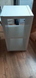 ikea kallax 2 vakken wit, Huis en Inrichting, Kasten | Boekenkasten, Ophalen, Gebruikt, 50 tot 100 cm, Minder dan 100 cm