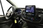 Ford Transit 2.0 TDCI 170PK Dubbele Cabine L3H2 EURO 6 - Air, 13 km/l, 2430 kg, 4 cilinders, Zwart