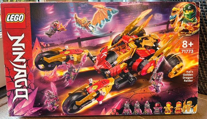Lego Ninjago set 71773 - Kai's gouden drakenvoertuig, Kinderen en Baby's, Speelgoed | Duplo en Lego, Zo goed als nieuw, Ophalen of Verzenden