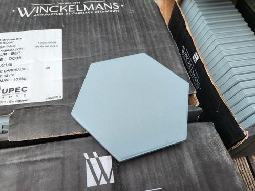 Winckelmans Hexagon Wandtegels - Blauw, Doe-het-zelf en Verbouw, Tegels, Nieuw, Wandtegels, Keramiek, Minder dan 20 cm, Minder dan 20 cm