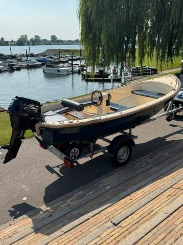 Sloep gancza 480 parsun 15pk 4takt 021 inc trailer! KOOPJE beschikbaar voor biedingen